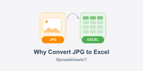 Why Convert JPG to Excel Spreadsheets?